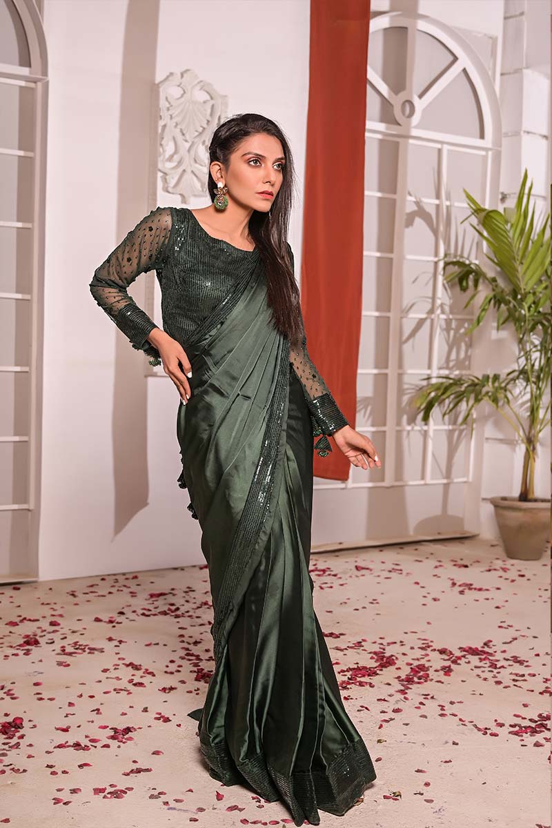 Emerald Saree